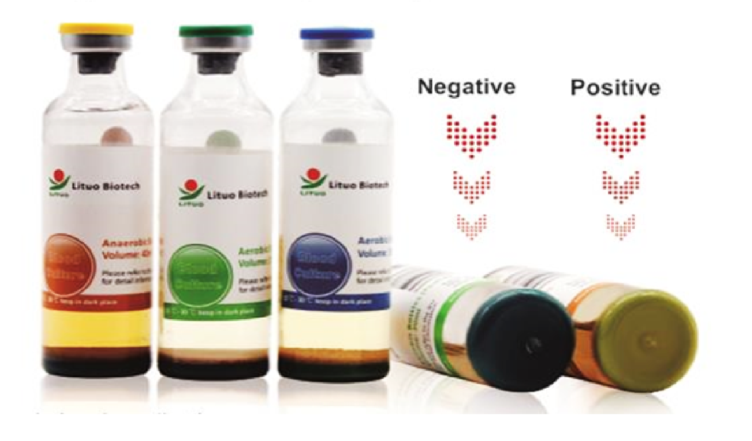 Флакони для анаеробного культивування крові (дорослі), з адсорбентом, LITUO